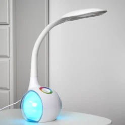 Globo Fleksibel bordlampe Paula med LED-lys, hvit Hot