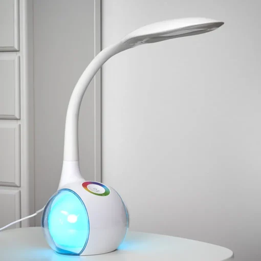 Globo Fleksibel bordlampe Paula med LED-lys, hvit Hot