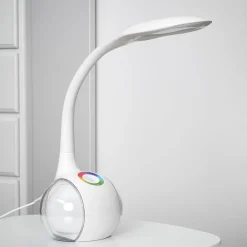 Globo Fleksibel bordlampe Paula med LED-lys, hvit Hot
