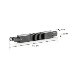 GLOBAL Fleksibel forbindelse for HV-strømskinne Noa svart Discount