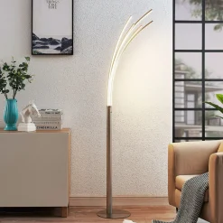 Lindby Flerarmet LED-gulvlampe Boba Outlet