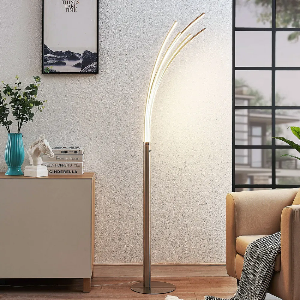 Lindby Flerarmet LED-gulvlampe Boba Outlet