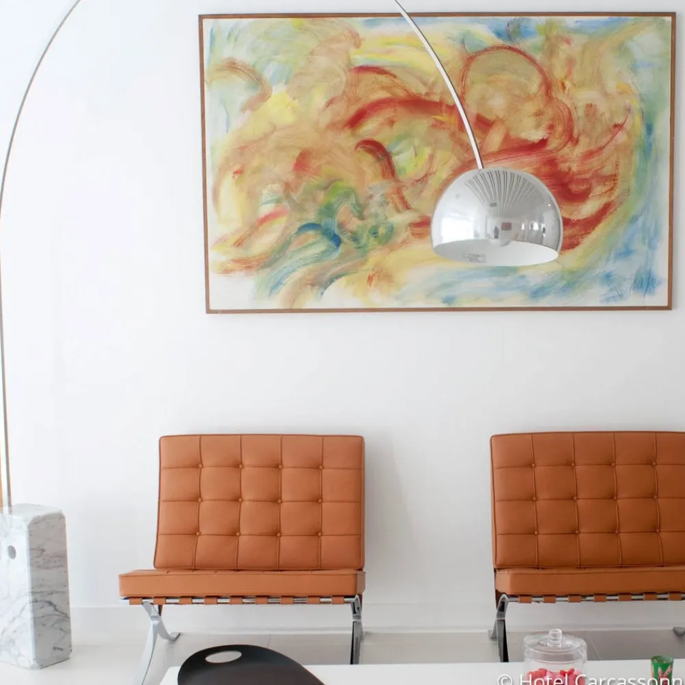 FLOS Arco - buelampe av høy kvalitet i buet design| Gulvlamper