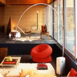 FLOS Arco - buelampe av høy kvalitet i buet design| Gulvlamper