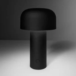 FLOS Bellhop oppladbar LED-bordlampe, svart| Bordlamper