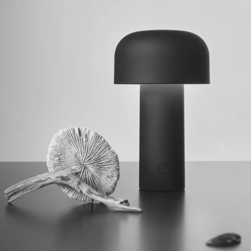 FLOS Bellhop oppladbar LED-bordlampe, svart| Bordlamper
