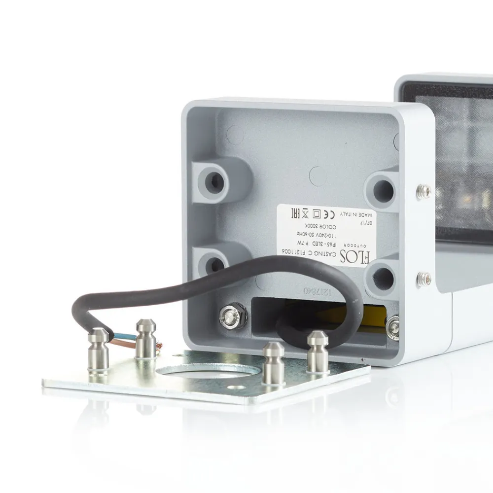 Flos Architectural FLOS Casting C 100 sokkellampe 20 cm, grå Outlet