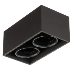 Flos Architectural FLOS Compass Box H135 - taklampe 2 lyskilder svart| Kontorbelysning