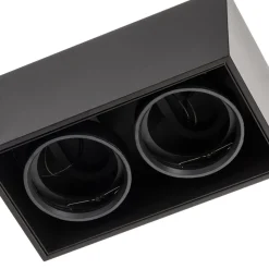 Flos Architectural FLOS Compass Box H135 - taklampe 2 lyskilder svart| Kontorbelysning