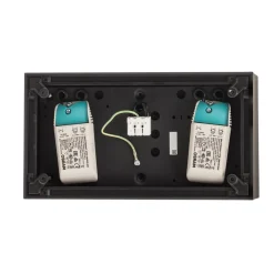 Flos Architectural FLOS Compass Box H135 - taklampe 2 lyskilder svart| Kontorbelysning