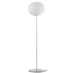 FLOS Glo-Ball Floor 1 gulvlampe, matt sølv Best