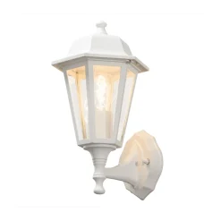 Konstsmide Flott utendørs GRADO vegglampe i hvit Best
