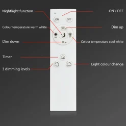 Briloner Frame S LED-taklampe, 72,4 x 72,4 cm, aluminium New
