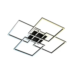 Briloner Frame S LED-taklampe, 72,4x72,4 cm, svart| Smarthus Belysning