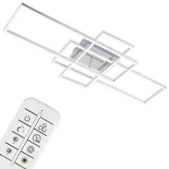 Briloner Frame taklampe firkant 3 lyskilder CCT aluminium| Design- Og Hotellbelysning