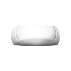 Fumagalli Francy utendørs vegglampe, hvit/opal, GX53 CCT, frontal| Kommersiell Utebelysning