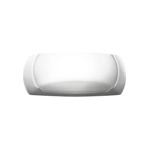 Fumagalli Francy utendørs vegglampe, hvit/opal, GX53 CCT, frontal| Kommersiell Utebelysning