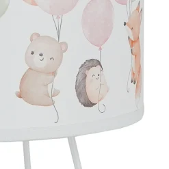 Duolla Freddy bordlampe, fargerik, dyr, E14, høyde 32,5 cm Discount