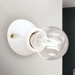 ORION Frost keramisk vegglampe, hvit| Vegglamper