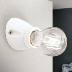 ORION Frost keramisk vegglampe, hvit| Vegglamper