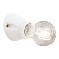 ORION Frost keramisk vegglampe, hvit| Vegglamper