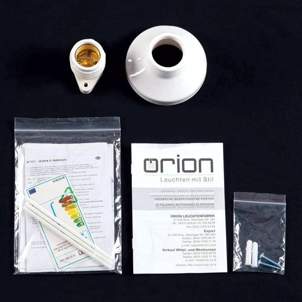 ORION Frost taklampe av keramikk, hvit New