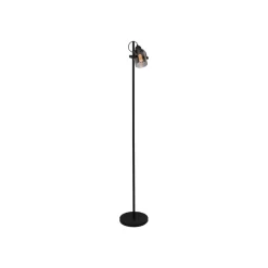 Freelight Fumoso gulvlampe, høyde 143 cm, svart/røykgrå Sale