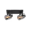 Freelight Fumoso takspotlight, lengde 37 cm, svart/grå, 2-lys.| Spotter I Tak