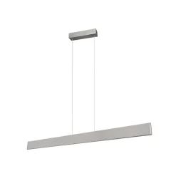 Trio Lighting Galway hengelampe, matt nikkel, opp/ned, CCT, metall| Kontorbelysning