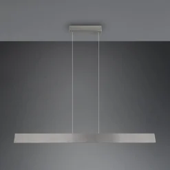Trio Lighting Galway hengelampe, matt nikkel, opp/ned, CCT, metall| Kontorbelysning