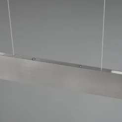 Trio Lighting Galway hengelampe, matt nikkel, opp/ned, CCT, metall| Kontorbelysning