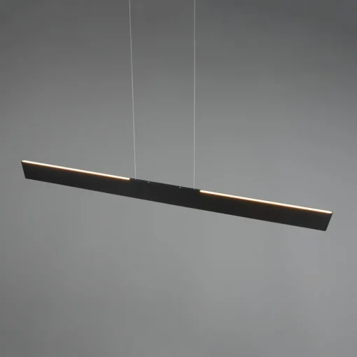 Trio Lighting Galway hengelampe, matt svart, opp/ned, CCT, metall Hot