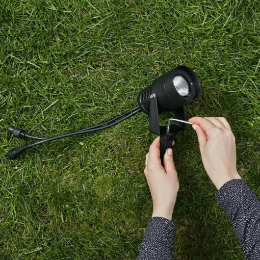 Markslöjd Garden 24 LED-spot, svart, 6 watt| Utespotter