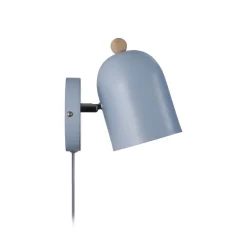 Nordlux Gaston vegglampe med kabel og støpsel, metall, blå| Vegglamper