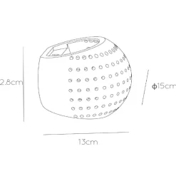 Lucide Gipsy vegglampe laget av gips| Vegglamper
