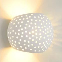 Lucide Gipsy vegglampe laget av gips| Vegglamper