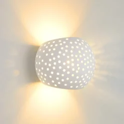 Lucide Gipsy vegglampe laget av gips| Vegglamper