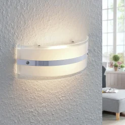 Lindby Glass-vegglampe Zinka med LED, 25 cm Outlet
