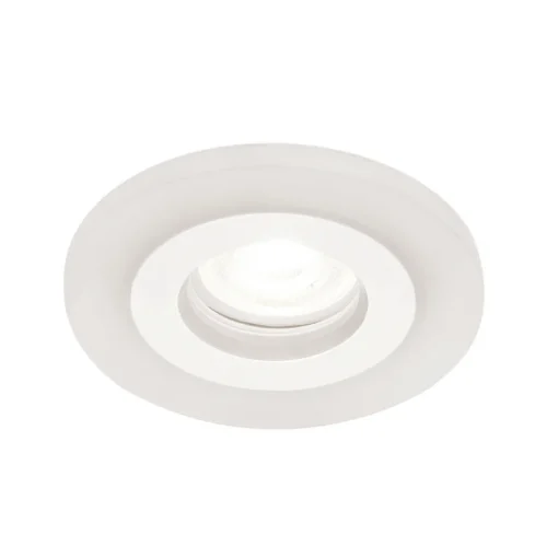 ORION Glow innfelt spot, hvit, metall, Ø 11 cm, GU10 Discount