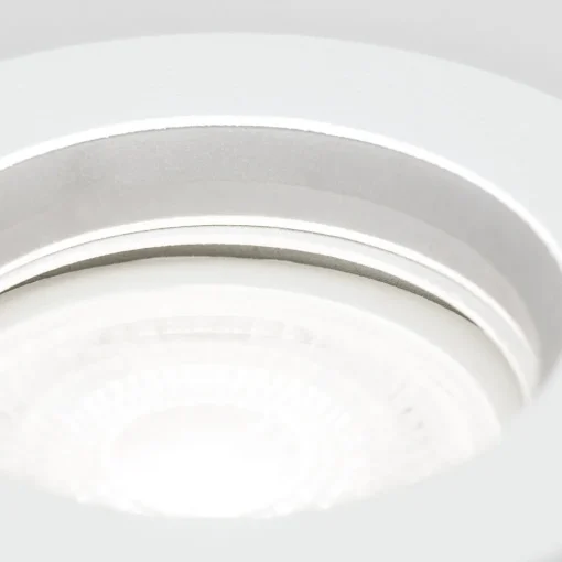 ORION Glow innfelt spot, hvit, metall, Ø 11 cm, GU10 Discount