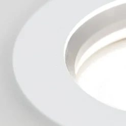 ORION Glow innfelt spot, hvit, metall, Ø 11 cm, GU10 Discount