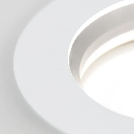 ORION Glow innfelt spot, hvit, metall, Ø 11 cm, GU10 Discount