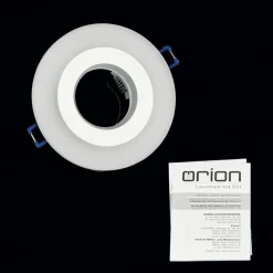 ORION Glow innfelt spot, hvit, metall, Ø 11 cm, GU10 Discount