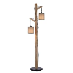 JUST LIGHT. GmbH Grønn Tribu gulvlampe med papirskjermer Clearance