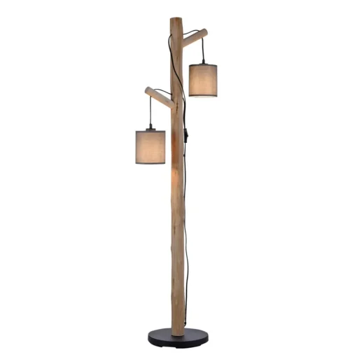 JUST LIGHT. GmbH Grønn Tribu gulvlampe med papirskjermer Clearance