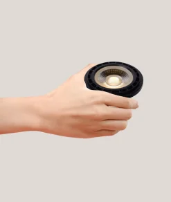 Lucide GU10 LED-reflektor 12W 3 000 K dim to warm, svart Hot