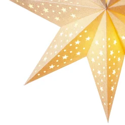 Markslöjd Gullfarget stjerne Solvalla 45 cm Best