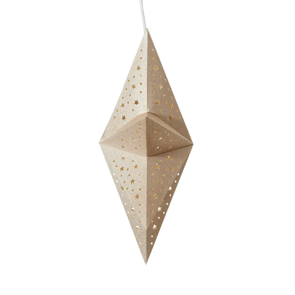 Markslöjd Gullfarget stjerne Solvalla 45 cm Best