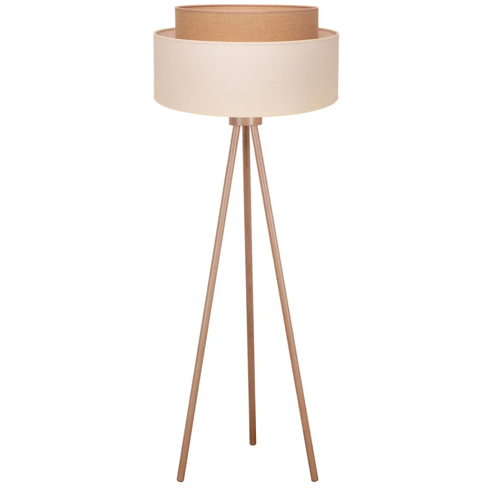 Duolla Gulvlampe Boho, trebenet ecru/jute Høyde 145 cm Online