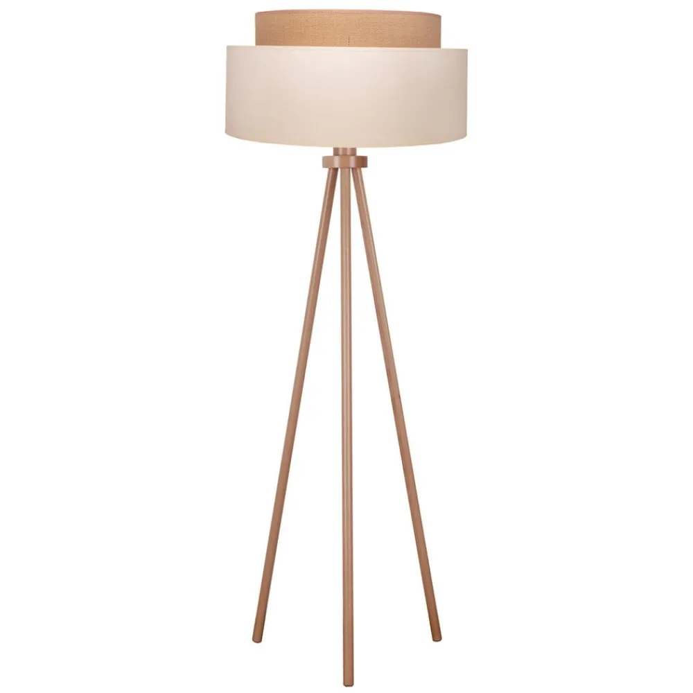 Duolla Gulvlampe Boho, trebenet ecru/jute Høyde 145 cm Online
